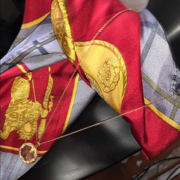 Necklace 1/20 kt gold vintage locket - Picture 7 of 8